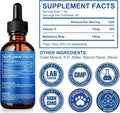 Methylene Blue 1% for Brain Health & Cognitive Support, Promotes The Body's Metabolism for Increased Absorption, Enhances Memory & Focus, No Formaldehyde, 60ml (2 Month Supply)