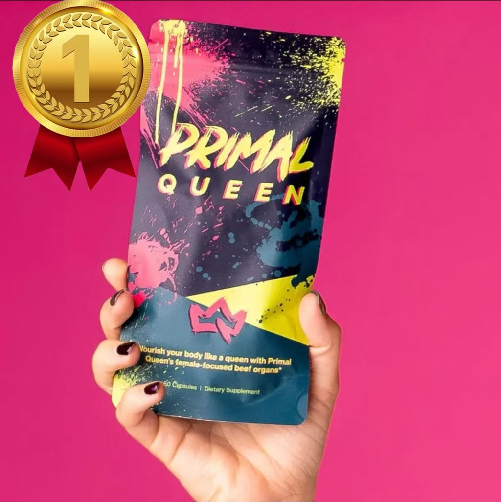 Primal Queen Beef Organ Superfood - 30 Day Refill，Female-Optimized Beef Organ Superfood Supplement (Beef Liver, Kidney, Heart, & 3 More) - 100% Grass Fed, Pasture Raised Cattle - Balance Hormones, Energy, & More for Women