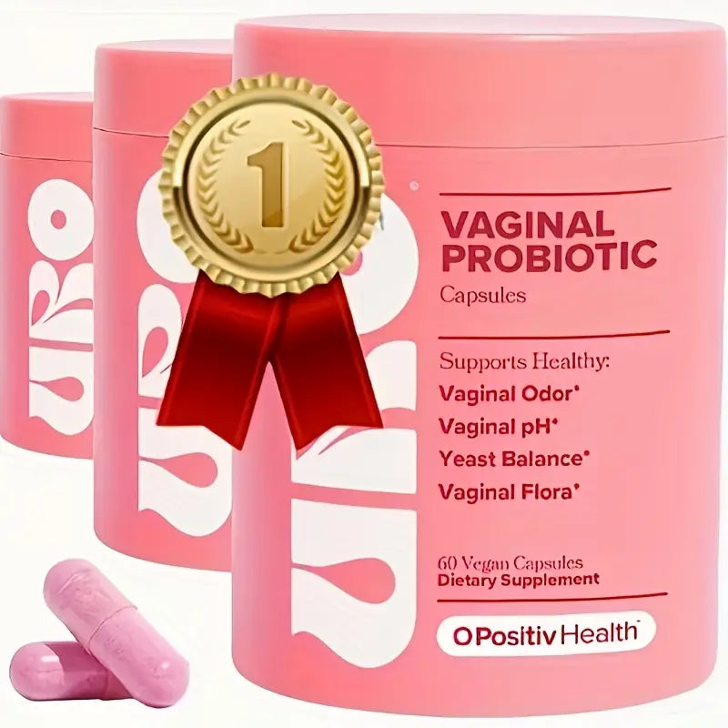 URO Probiotics for Women pH Balance with Prebiotics & Lactobacillus Probiotic Blend - Women's Health Supplement - Promote Healthy Odor & Flora, 60 Count (Pack of 1)