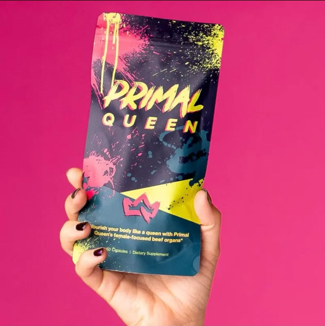 Primal Queen Beef Organ Superfood - 30 Day Refill，Female-Optimized Beef Organ Superfood Supplement (Beef Liver, Kidney, Heart, & 3 More) - 100% Grass Fed, Pasture Raised Cattle - Balance Hormones, Energy, & More for Women