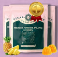 Vital Source Nutrition - Premium Feminine Balance Gummies - for Women’s Health & Wellness - Immune Support - Vegan, Gluten-Free - Hawaiian Pineapple - 60 Gummies - 30 Servings